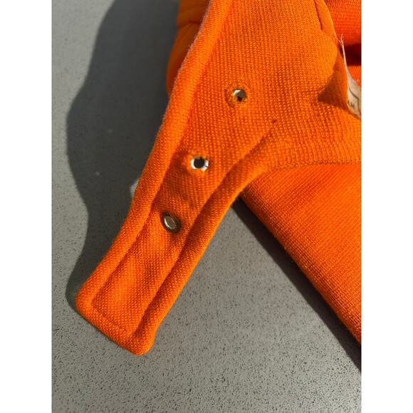 Vintage 1970's Courreges Hyperbole Mini Wrap Skirt Orange Red size S - Picture 9 of 9